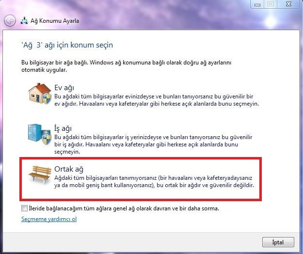 Diğer Kullanıcılarınız Etkilenebilir