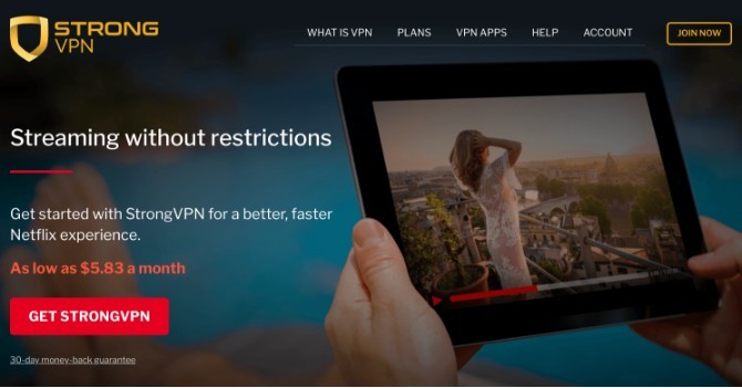 2. StrongVPN: ABD, İngiltere ve Kanada Kütüphanelerine Erişim