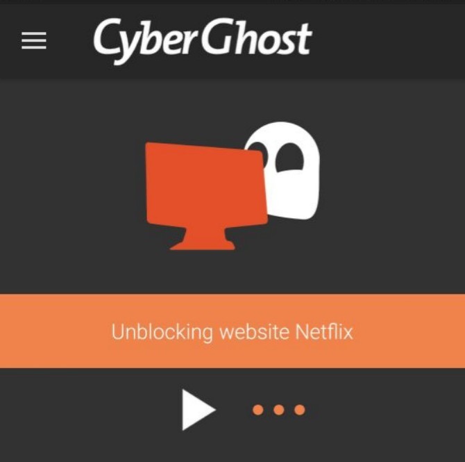 4. CyberGhost: Telefonlar İçin En İyisi