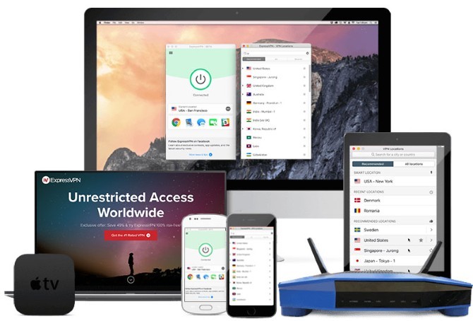 1. ExpressVPN'in 30 Günlük Ücretsiz Para İadeli Deneme Sürümünü Deneyin